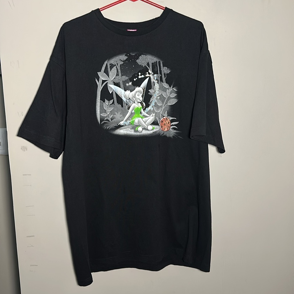 The Wonderful World of Disney tinker-bell Classic Black Shirt